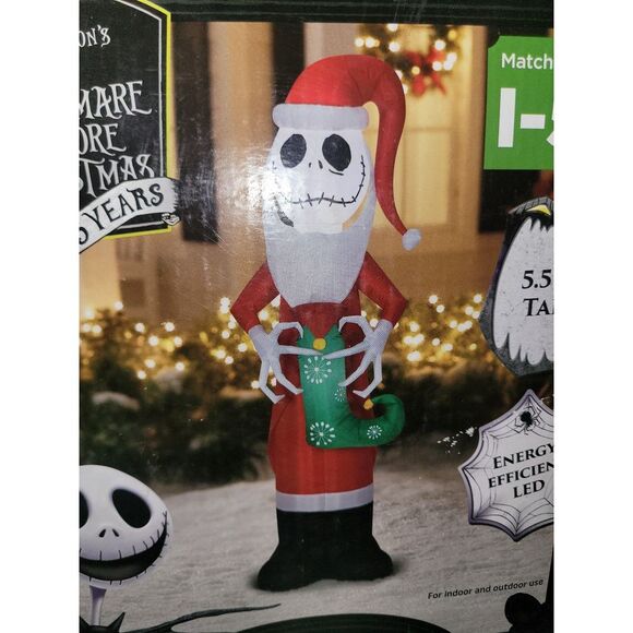 Disney 5.5 Feet Jack Skellington Airblown Inflatable R3